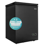 3.5 Cu.Ft Chest Freezer with Removable Basket