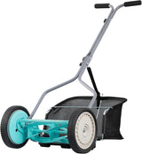 Mower Company 1725-16GC 16-inch 7-blade reel mower with grass debris collection device, designed specifically for lawns, green model image 3