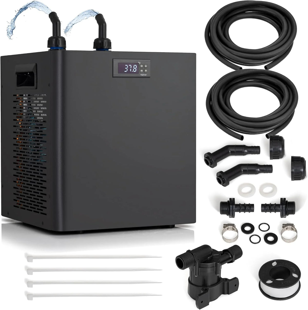 Polar Revive Chiller for Ice Bath and Cold Plunges Including All Hoses and Pumps. 1/3 HP, 2/3 HP, 1 HP Models