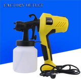 Electric Spray Gun Household Paint Coatings Latex Paint Spray Painting Machine Small Spraying Machine Spray Kettle and Spray Gun(Caliber 2.5mm Yellow) image 2