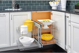 18-inch double-layer removable shelves with 4 shelves, silver color image 4