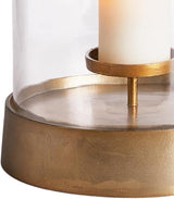 Elegant Gold Large Round Hurricane Candle Holder Dome Shape 13 in Terrarium Classic image 4