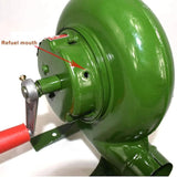 Blower Popcorn Fan, Manual BBQ Forge Air Blower with Hand Crank for Camping Picnic Outdoor - 80W-350W(150W) image 2