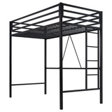Junior Loft Bed Twin Size, Heavy Duty Twin Bed Frame image 2
