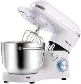 Vertical mixer, power 900 watts, capacity 8 gallons, large kitchen mixer, kitchen electric mixer with dough hook, whisk and stirring rod (blue, 8 gallons) image 3