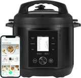 Intelligent oven and fryer combo, 11 integrated functions - countertop convection oven for baking, roasting, air frying, baking, dehydrating, 1750 watt power, 25 gallon capacity, controlled by touch screen for quick cooking - black