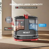 Portable Spot Cleaner Machine for Carpet and Upholstery, 15Kpa Powerful Suction for Pet Stain, Couche & Car, with Dual BrushHeads & Self-Cleaning System, Spot Cleaner for Area Rug, Stair and Furniture image 3