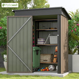 5x3 FT Outdoor Storage Shed for Backyard Garden Patio Lawn image 3
