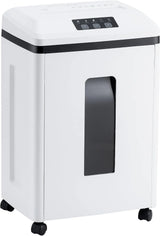 Professional Commercial Paper Shredder: P-7 Security Super Micro-Cut 1x1.7mm 7 Sheets/CDs/Cards/Staples 6-Gal Bin Heavy Duty for Home/Office/Industrial/Business Use-Confidential Documents