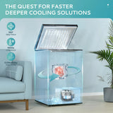 3.5 Cu.Ft Chest Freezer with Removable Basket image 4