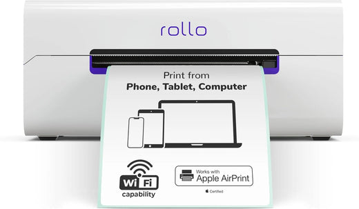 Wireless Shipping Label Printer - A Wi-Fi-enabled thermal label printer (size 4x6 inches), suitable for package shipping - Can be printed via AirPrint on iPhone, iPad, and Mac - Supports Windows, Chromebook, Android, and Linux systems