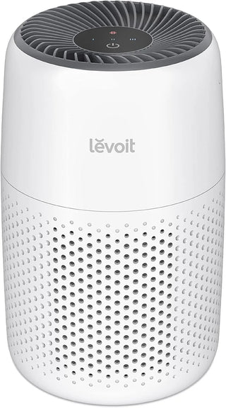 Bedroom home dormitory air purifier, three-in-one filter scented sponge, helps you sleep well, filters smoke, allergens, pet dander, odors, dust, suitable for office, desktop, mini core P type, white