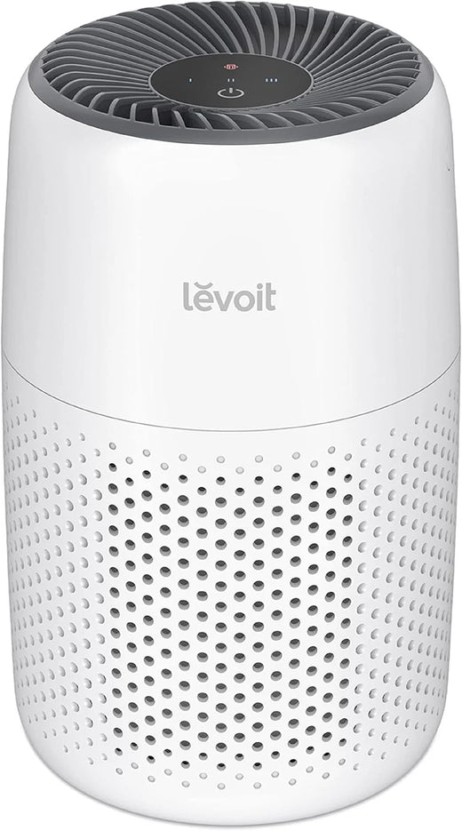 Bedroom home dormitory air purifier, three-in-one filter scented sponge, helps you sleep well, filters smoke, allergens, pet dander, odors, dust, suitable for office, desktop, mini core P type, white
