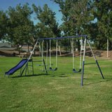 Swing Set, Outdoor Playset for Kids with Slide image 3