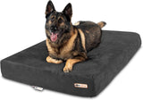 Fashion oversized dog bed (XL size, dark gray) - Thickness 7 inches, soft and comfortable, ergonomic cushion - Oversized dog bed - Durable and washable microfiber cover image 3