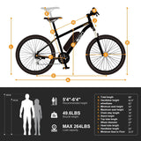 Electric Bike for Adults with 360Wh Removable Battery image 2