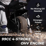 Mini Dirt Bike GMB100, 99 CC Gas Powered Mini Bike 4 Stroke 3HP, Off Road Mini Bikes for Kids and Adult, Trail Bike Up to 24 Mph, Weight Support Up to 185 LBS (Black) image 4