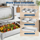 Electric Chafing Dish Buffet Server Set & Commercial Soup Warmers Soup Kettle Suitable for Multifunctional Business Dining Occasions and Family Parties image 3