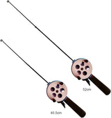 Ponds Pole Outdoor Sport Fishing Winter Ice Fishing Rod Mini Accessories for Outdoor Fishing Portable Supply (Size : 52CM) image 2
