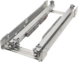 5-inch pull-out storage rack, suitable for bottom cabinets in kitchens/bathrooms, with a soft-closing slide rail for a spice rack/food storage rack, made of wood material image 3