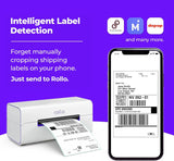 Wireless Shipping Label Printer - A Wi-Fi-enabled thermal label printer (size 4x6 inches), suitable for package shipping - Can be printed via AirPrint on iPhone, iPad, and Mac - Supports Windows, Chromebook, Android, and Linux systems image 3