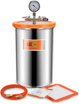 BACOENG 3 Gallon Vacuum Chamber Kit with 3.6 CFM 1 Stage Vacuum Pump HVAC image 4