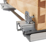 Retractable storage rack, suitable for kitchen/bathroom cabinets, equipped with soft-closing fully telescopic rails and adjustable shelves image 4