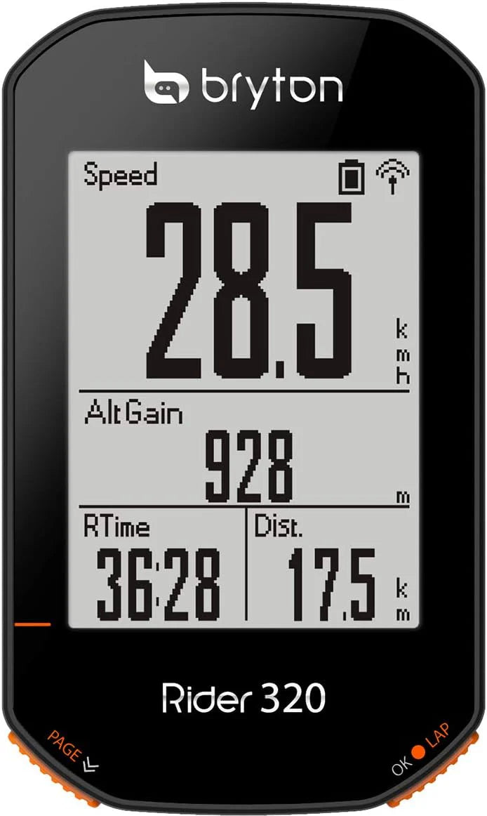 Global Positioning System Bicycle Timer, Black Version
