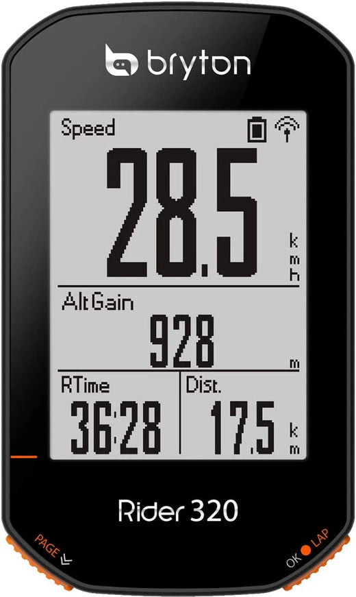 Global Positioning System Bicycle Timer, Black Version