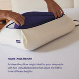 Pillow - The most comfortable pillow that science can conceive. It features an adjustable height pad for personalized height adjustment. It is made of gel elastic grid material and follows ergonomic design. Standard size. image 4