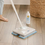 With adjustable handle and built-in water tank - built-in LED lights for thorough cleaning - wireless, battery-powered and easy to use - suitable for all floor types, environmentally friendly and sustainable image 2