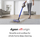 V11 Origin Cordless Vacuum, Nickel/Blue image 2