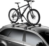 XT type bicycle frame for vehicle roof