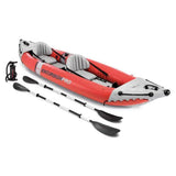 2 Person Vinyl Inflatable Kayak with Aluminum Oars image 2