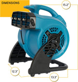 Filter fan FM-48, outdoor cooling type, sturdy and durable, powerful in performance, high wind speed, three-speed adjustment, highly suitable for use in camping, courtyards, picnics and other occasions. image 3