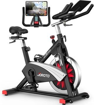 Exercise bike - An indoor cycling bike with readable magnetic resistance and belt drive function