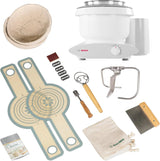 Blender: 500 watts, 6.5-gallon capacity, with corded mixing paddle, dough hook, and nutritional machine dough extension hook combo set image 3