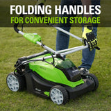 40V 17" Cordless (Push) Lawn Mower (75 Compatible Tools), 4.0Ah Battery and Charger Included image 3