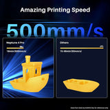 Printer with Auto Bed Leveling, Dual-Gear Direct Extruder, Dual Lead Screw Drive, Removable Capacitive Screen, 8.85x8.85x11in Large Printing Size image 4