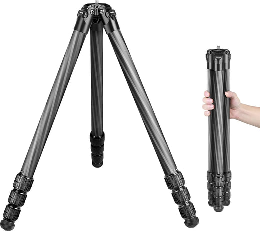 Hunting tripod, equipped with 44mm ball head and Aka Swiss and Picatinny adapters, 62.2-inch heavy-duty stable tripod, suitable for shooting, hunting and outdoor activities