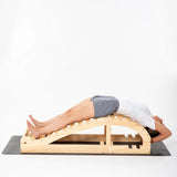 Yoga Inverted Pole Pose Seated Cushion - Wooden backward bend seat cushion, designed for deep stretching and enhancing flexibility; Large-sized backward bend cushion, providing better support effect image 4