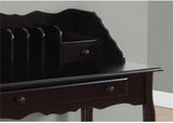 Traditional office desk, made of solid wood, dark cherry wood color, 36 inches in length image 3
