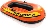 Explorer Inflatable Boat Series: Dual Air Chambers – Welded Oar Locks – Grab Handles – Bow Rope – Sporty Design image 3