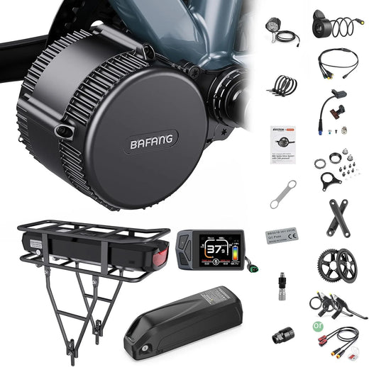 750W to 1000W Center Drive Kit 48V/52V BBS02B CAN Electric Bicycle Conversion Kit Suitable for electric bicycles with 68-73 mm mountain bikes or road bikes. Includes electric bicycle display screen and battery (optional)