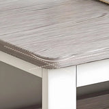 This stylish and modern office desk features an integrated cable management system, a wooden desktop, and a rectangular shape. It comes with three drawers and is ideal for both office and home use. Available in brown, it measures 63 inches in length, image 3