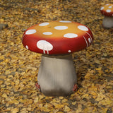 Resin statue 20.8 feet tall, indoor and outdoor dining table, large-sized sculpture, garden lawn, pool decoration, exterior courtyard of buildings, round dining table, chair decoration, red mushrooms image 2