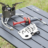 Multi-fuel camping stove for mountain exploration image 4