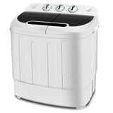 13lbs Capacity Compact Mini Twin Tub Washing Machine