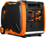 Quiet 6800-Watt Dual Fuel RV-Ready Electric Start Portable Inverter Generator with Fuel Shut Off and CO Watchdog for Electric Vehicle Backup (DF680iX)
