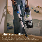 Pet hair remover vacuum cleaner, equipped with an automatic cleaning brush wheel, HEPA filter device, a powerful pet hair collection function with a turbo brush rotating tool, as well as a dust removal brush with lighting and a gap cleaning tool. image 4